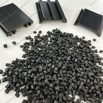 Extrusion Highly Toughened Nylon Recycled Plastics PA66 Granules With 25% Glass Fiber