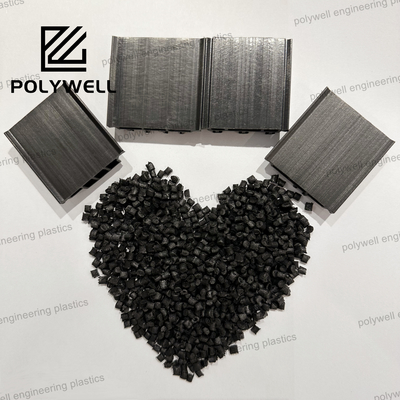 Black Nylon 66 GF 25 Granules Used To Produce Heat Insulation Strips Thermal Break Profile