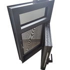 Thermal Break Aluminum Sound Insulation System Window Triple Pane Double Cavity 6050 T5 Profile