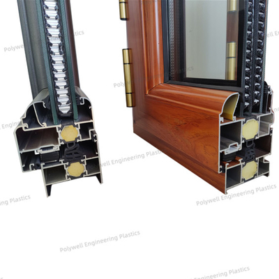 Double Glass Aluminum Folding System Window With Thermal Break Strips