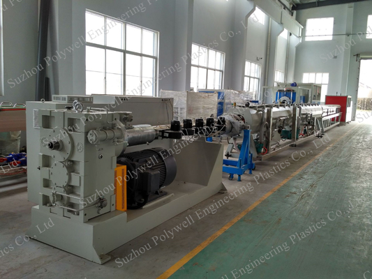 Efficient Pert Plastic HDPE Pipes Production Line Making Machine High Speed Extrusion